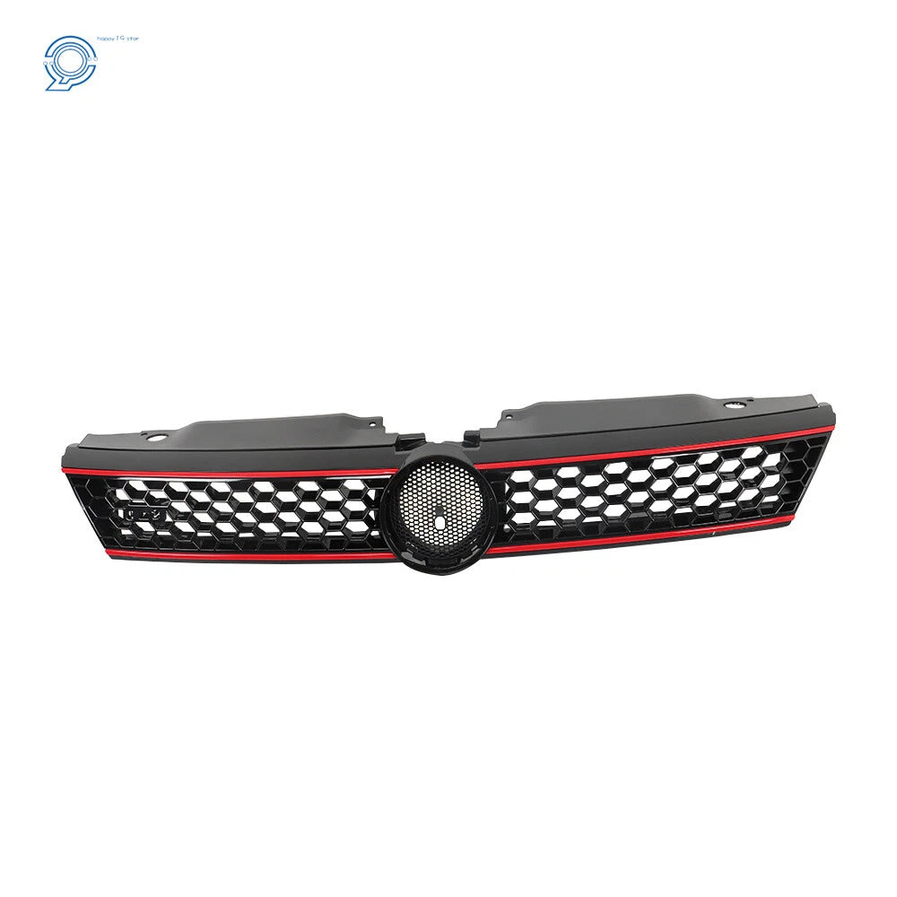 Front Grille for VW Jetta MK6 GLI (2011–2014) Black Plastic Red Trim