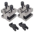 Set of 2 V-Block Clamps for Precision Machining