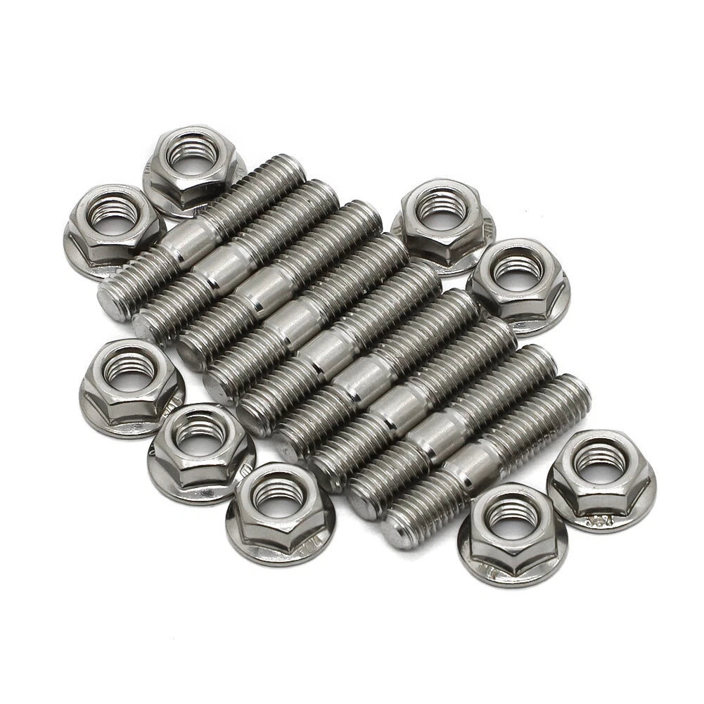 9 Exhaust Manifold Studs for Honda Acura B/D Series Civic Integra (V3 B18)