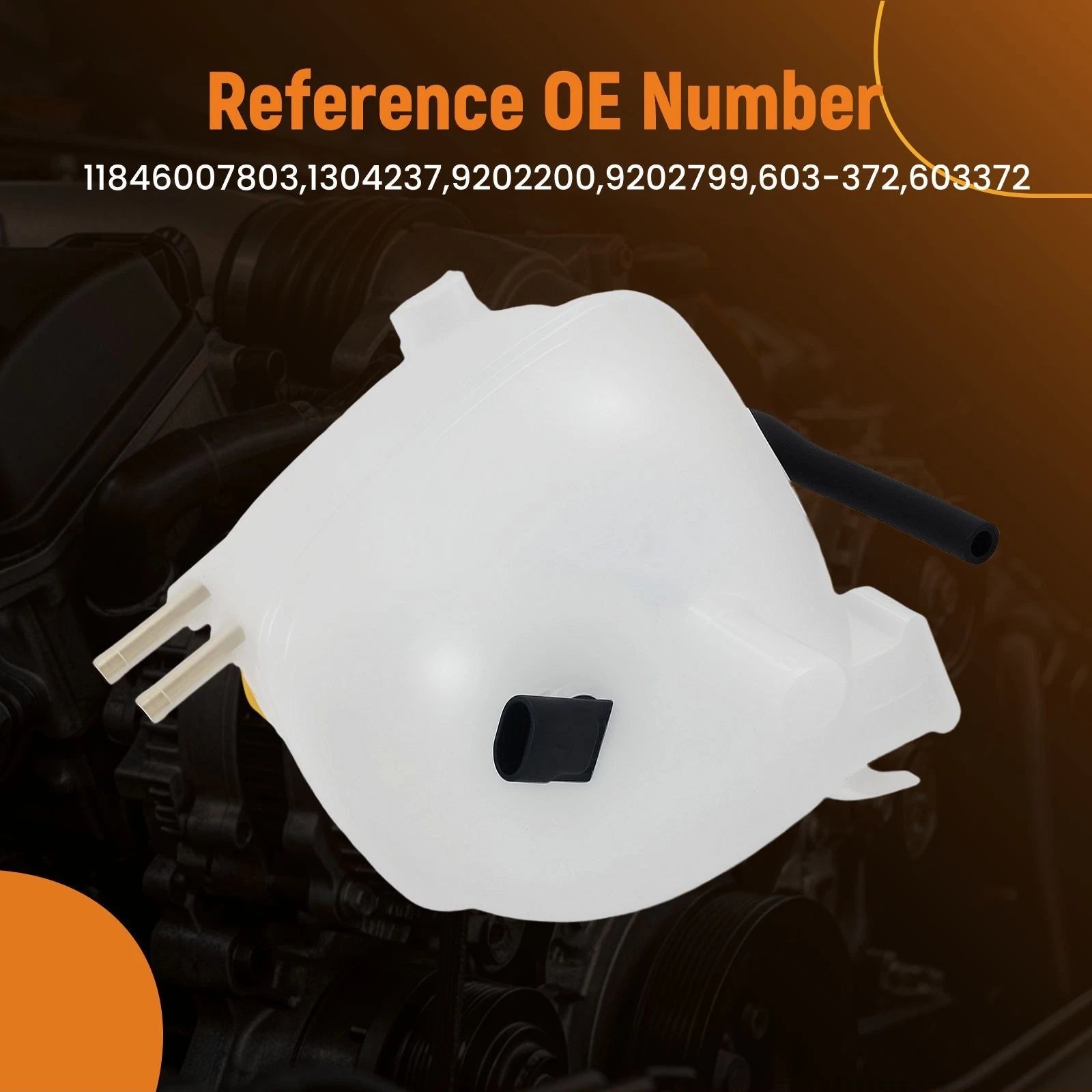 Engine Coolant Expansion Tank for Saab 9-3 (2003–2011)