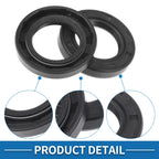 Set of 5 Oil Seal Rotary Shaft Seal Nitrile Rubber 25x41.25x7mm