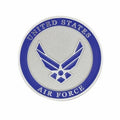 Air Force Metal Medallion Adhesive USAF Emblem for U.S. Air Force (All Years)