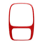 Manual Gear Shift Panel Frame Cover Trim for Honda S2000 (2000–2003) Carbon Fiber Red