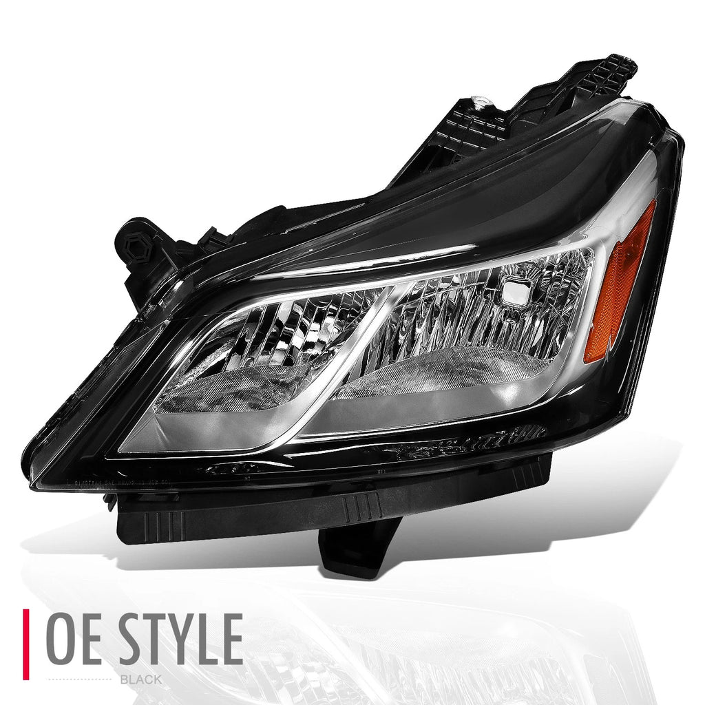 Left Side Headlight for Chevy Traverse (2013–2017) OE Style Black Housing