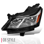 Left Side Headlight for Chevy Traverse (2013–2017) OE Style Black Housing