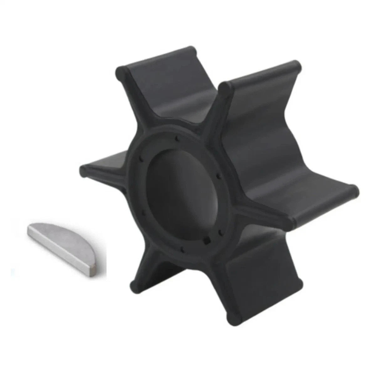 Water Pump Impeller with Key for Tohatsu Nissan 30/40/50HP (1990–2023) 3C8-65021-2 18-8922