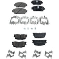 Set of 4 Ceramic Brake Pads for Toyota Camry (2005–2006)