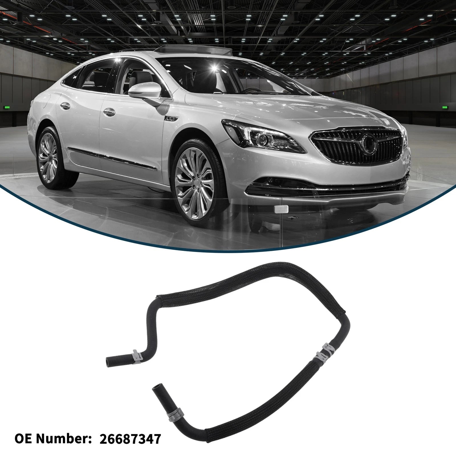 Radiator Hose No. 26687347 for Buick Regal Lacrosse 2.0T (2017–2020)
