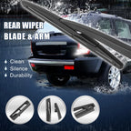 Set of 2 Rear Windshield Wiper Blade Arms 265mm for Dodge Nitro (2007–2009)