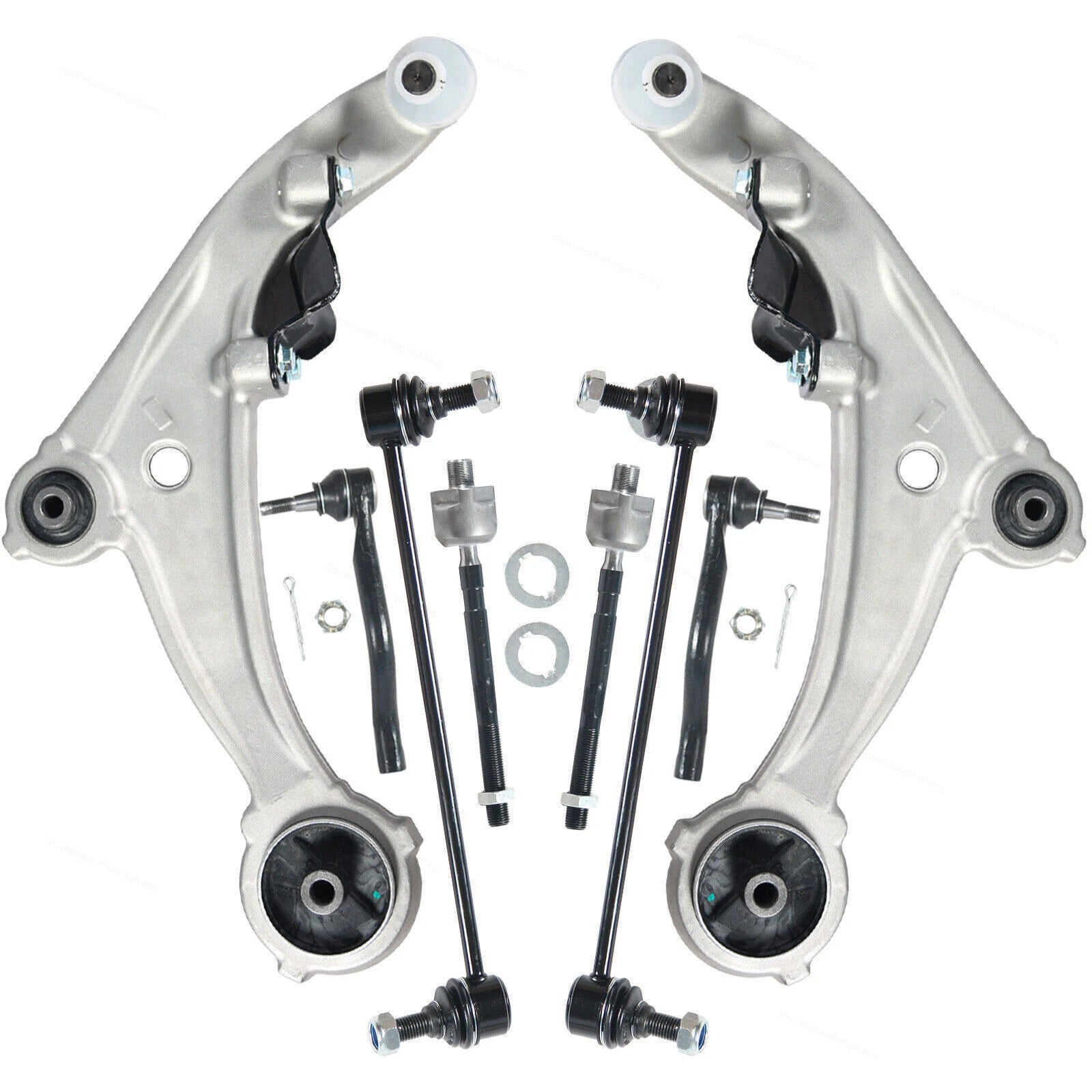 8Pcs Suspension Kit Control Arms Tie Rod Sway Bar for Nissan Altima (2007–2013)