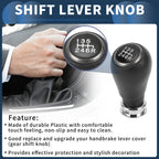 6 Speed Gear Shift Knob for Honda CR-V 2006-2011 Plastic Black Silver Tone