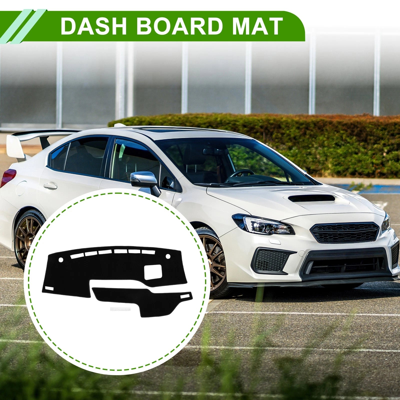 Dashboard Cover Mat for Suzuki Solio (2021–2024) - Black, Set of 1