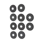Set of 10 Flap Discs for Angle Grinder (4.5 x 7/8", 80 Grit)