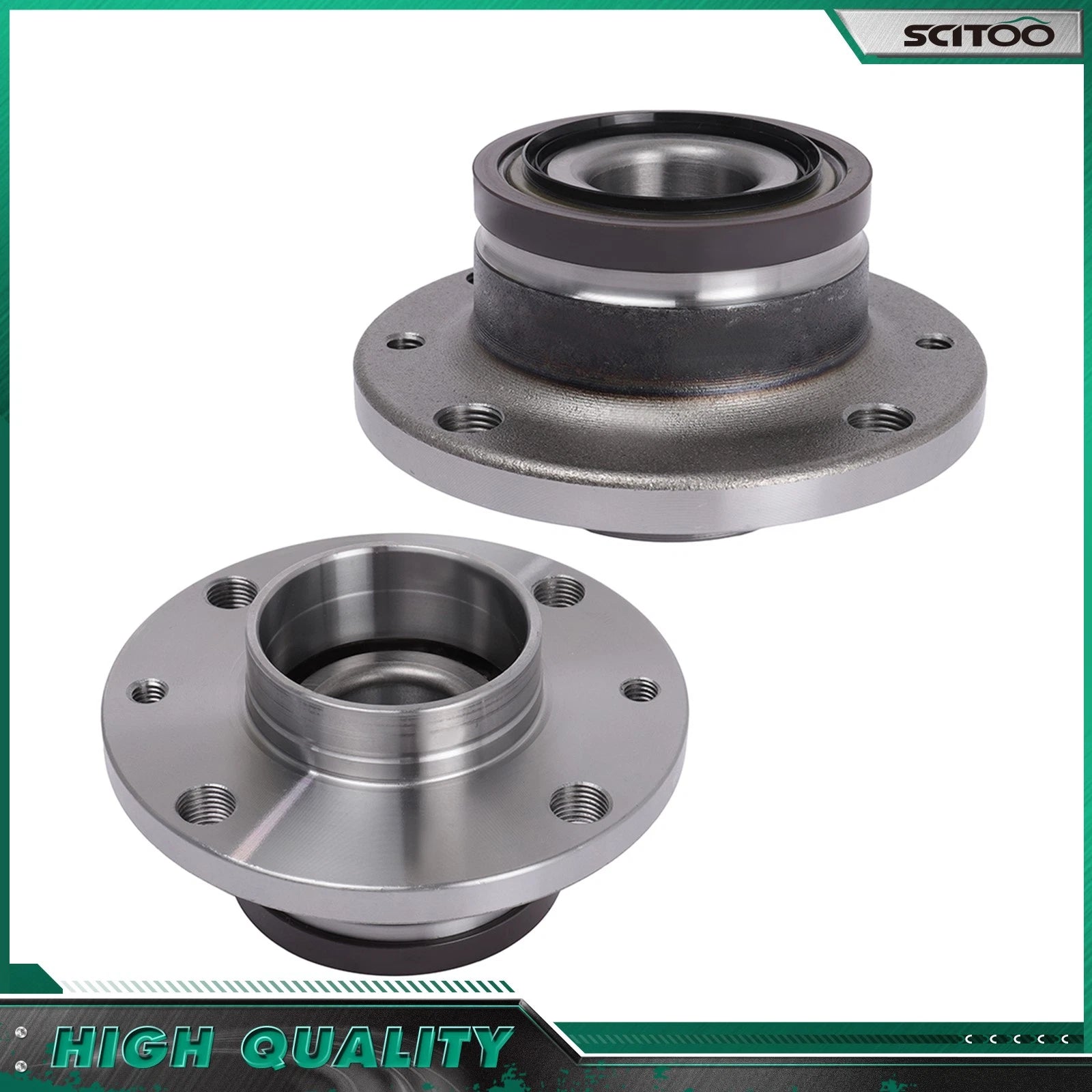2X Rear Wheel Bearings Hub for Fiat 500 (2012–2019)
