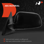 Driver Mirror for Mitsubishi Mirage (1997–2001) Manual Glass Adjust Black