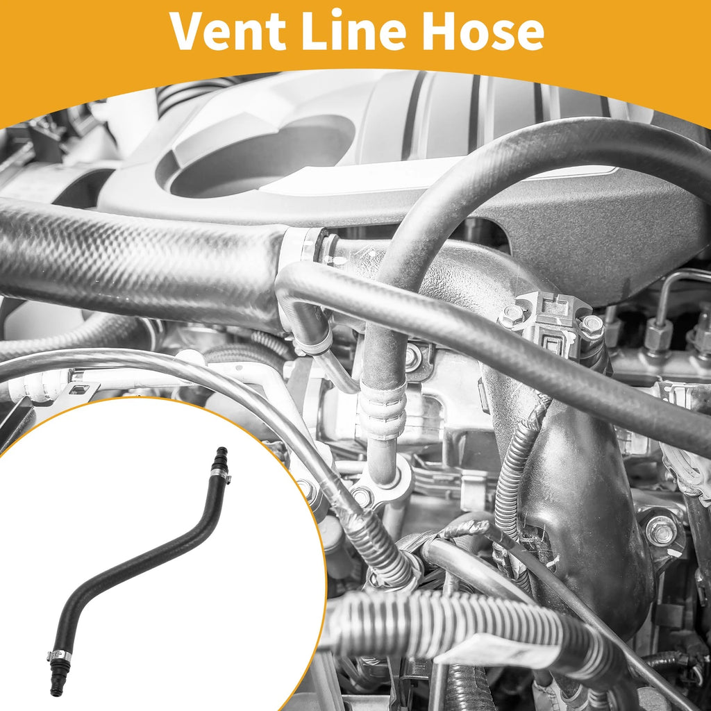 Vent Line Hose for Mercedes-Benz E350 (2010–2016) No.A2125010525 Rubber Black