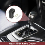 Set of 1 Gear Shift Knob Cover for Hyundai Accent (2018–2022) Black Beige