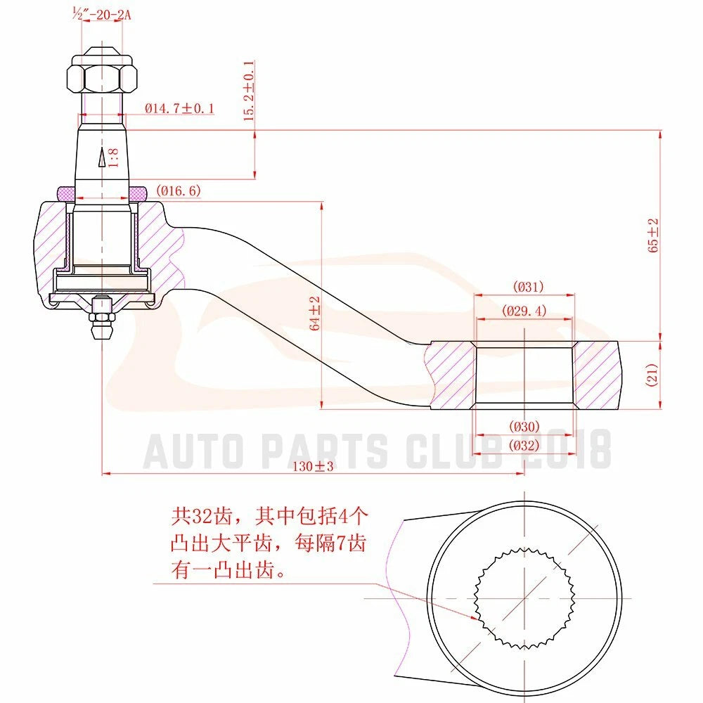 Set of 2 Front Suspension Control Arms for Lincoln Town Car (1995–2002)