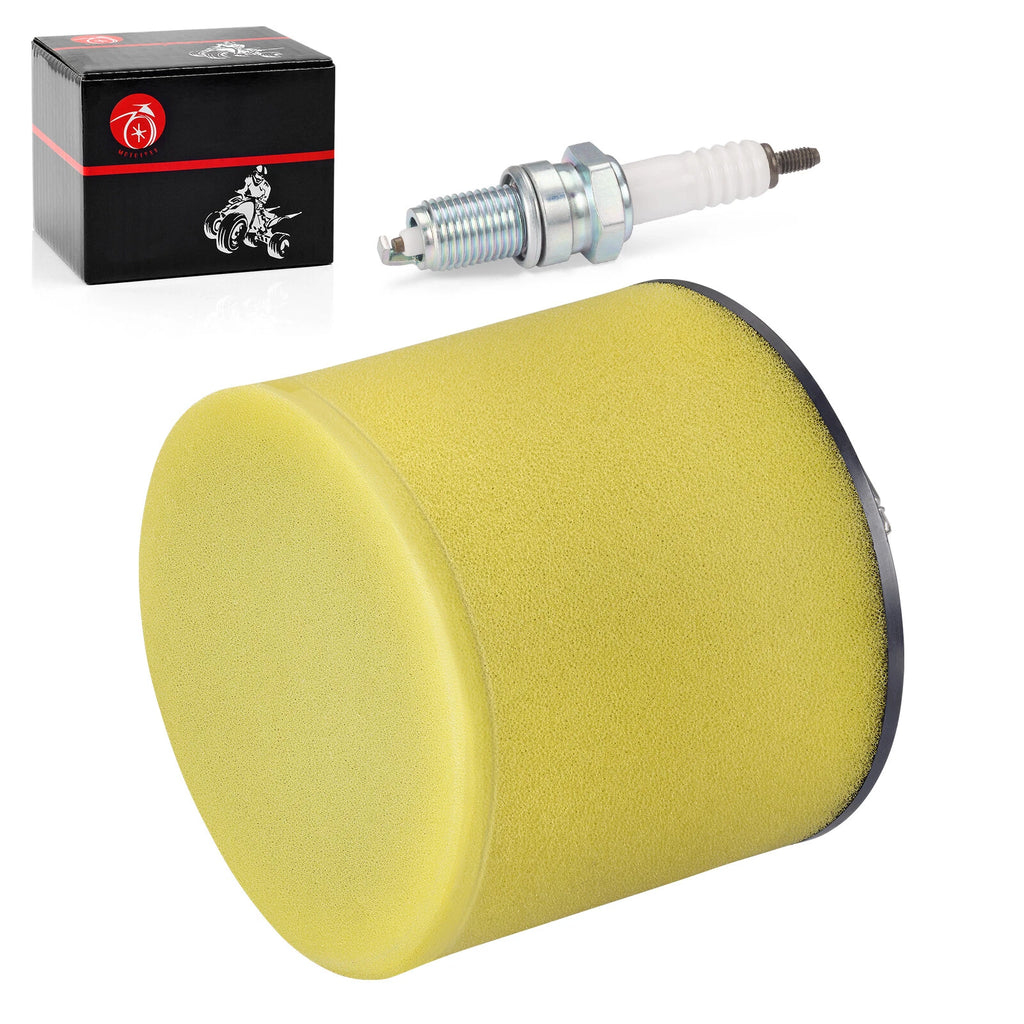 Air Filter w/ Clamp & Spark Plug for Honda TR200 Fat Cat (1986–1987) 17213-HB7-670