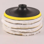 5 x Polishing Wheel Pad With Soft Wool Ball Bonnets Cleaning Tools