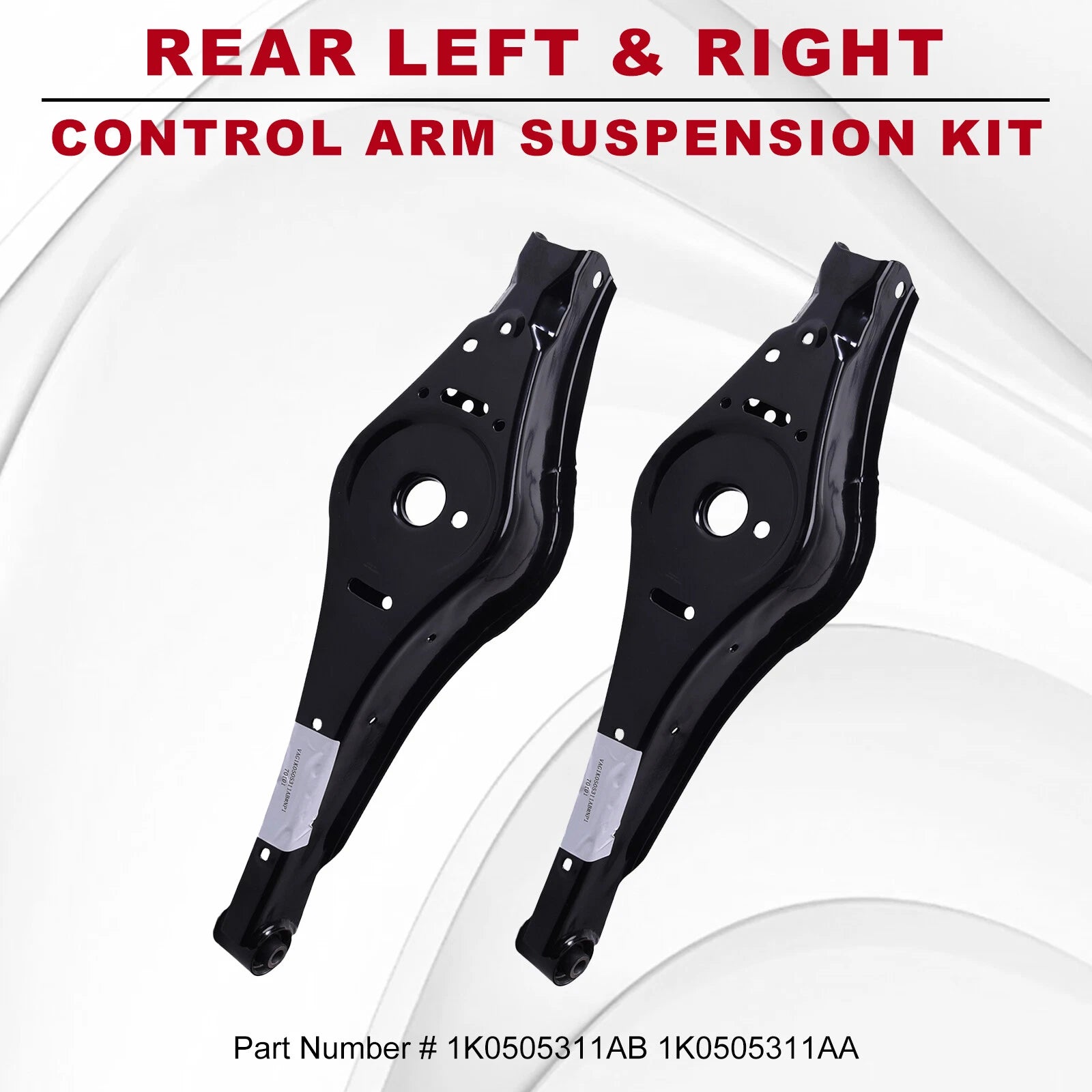 Set of 2 Rear Lower Control Arms for VW Beetle Tiguan Passat Jetta Golf