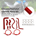 Silicone Radiator Coolant Hose for Suzuki SV650 (2016–2025) Red #15