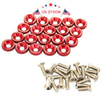 20PC Fender Washer Dress Up Kit for Make Model  - Red