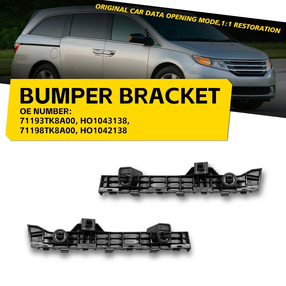 Front Bumper Bracket Support Pair for Honda Odyssey (2011–2013)