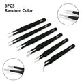 Stainless Steel Antistatic Precision Tweezers for Automotive Maintenance
