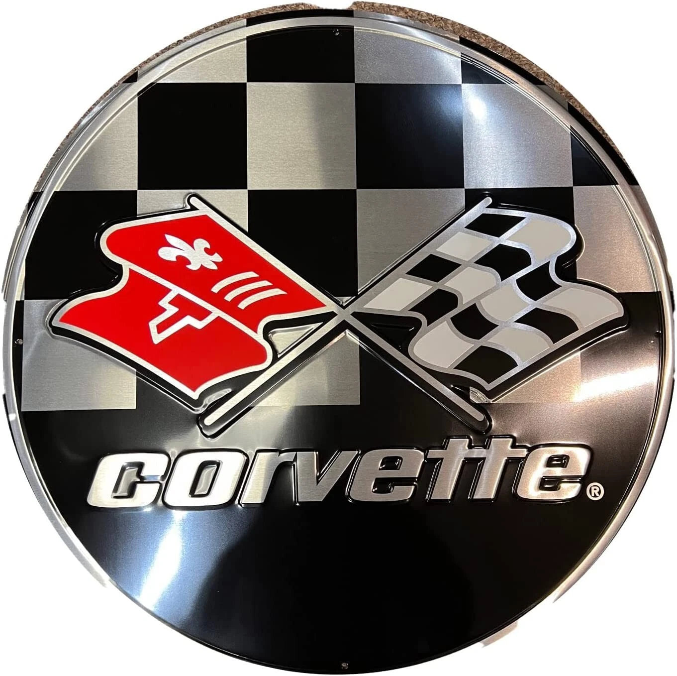 Hangtime 12 Inch Circle Sign for Corvette
