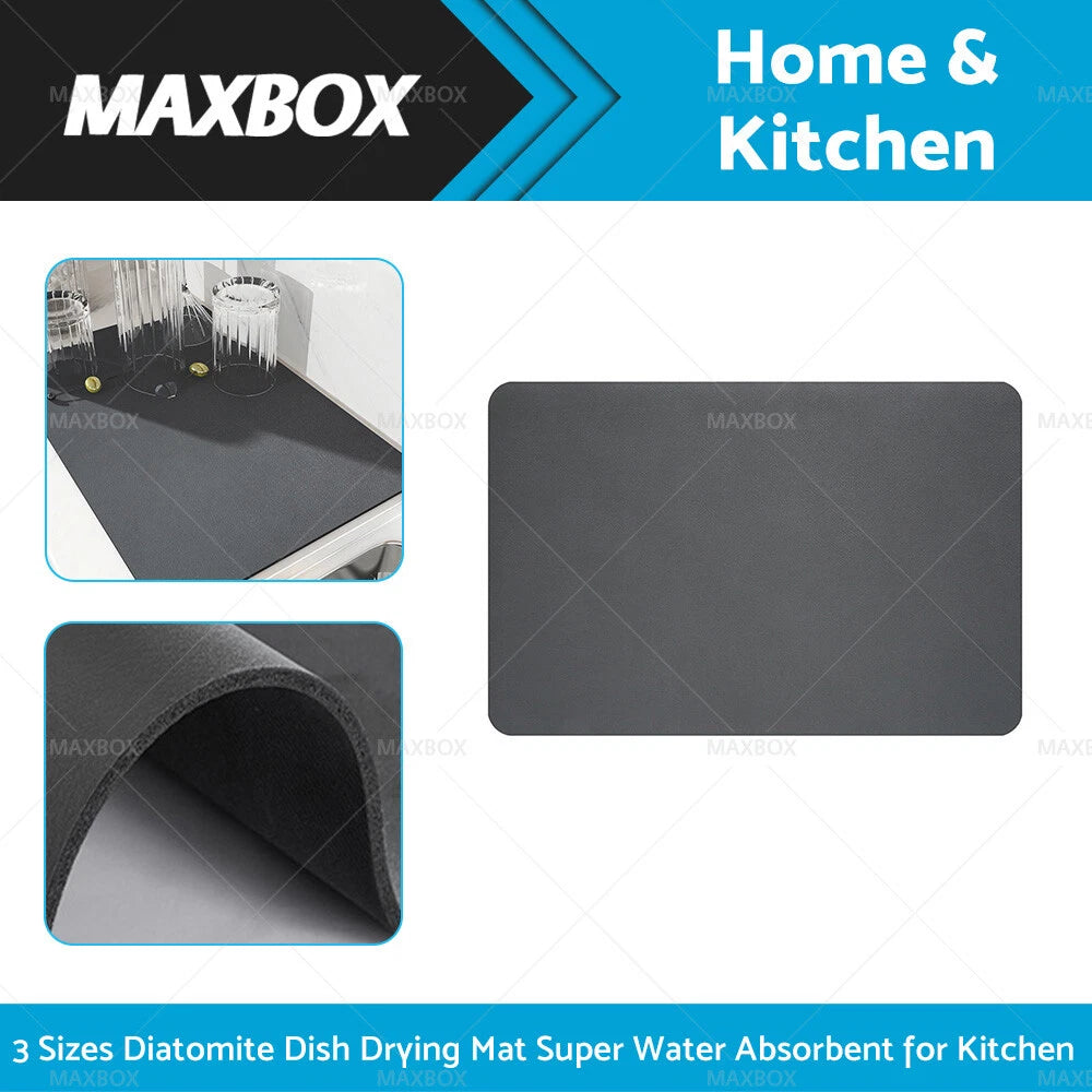 Diatomite Drying Mat Absorbent Pad for Kitchen Counter 30x40cm