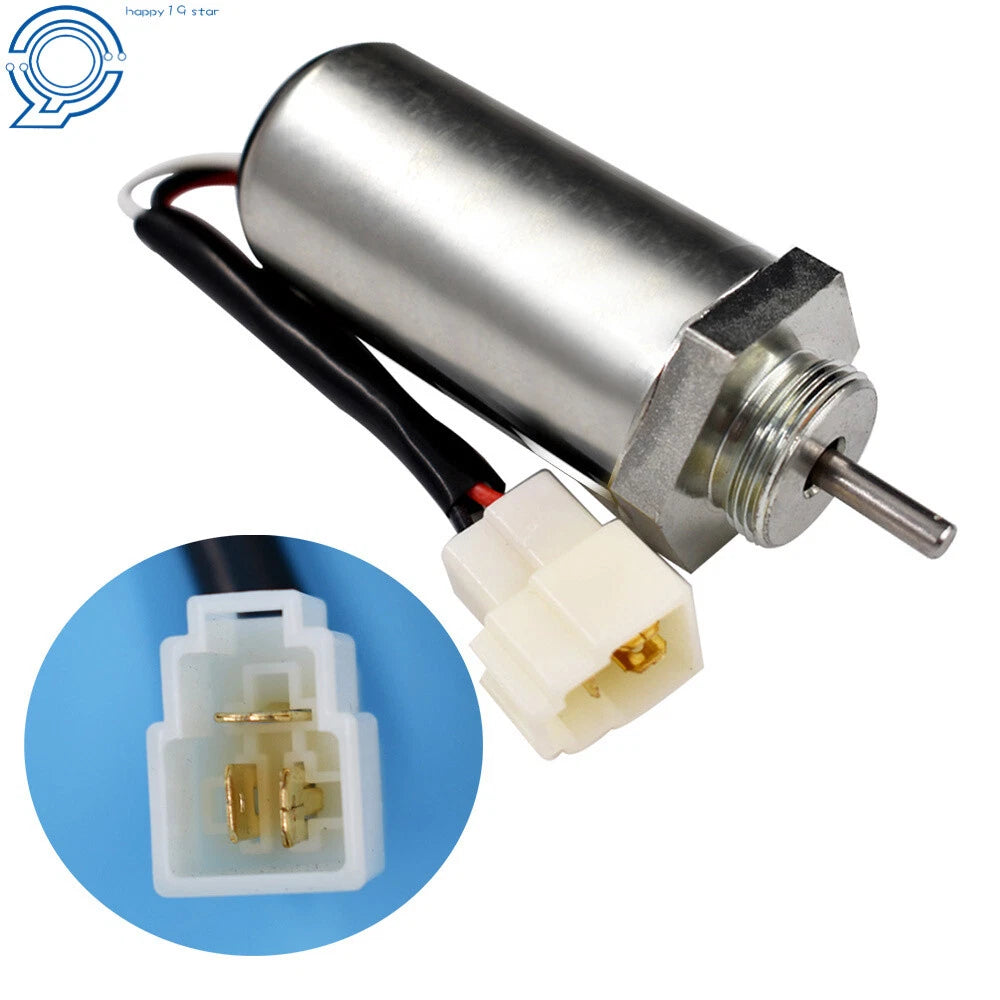 Fuel Shut Off Solenoid for Isuzu 3LD1 3LD24LE1 3LB1 4LB1
