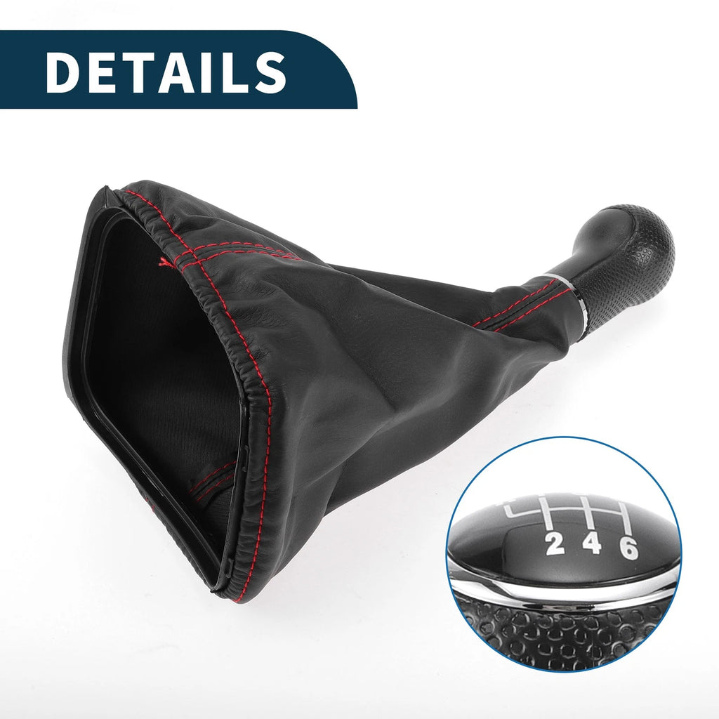 6 Speed Gear Shifter Knob with Cover for Volkswagen Golf (1983–1991)