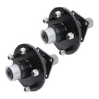 Set of 2 Trailer Hub Kits for 5x5.5" Spindle with Bearings