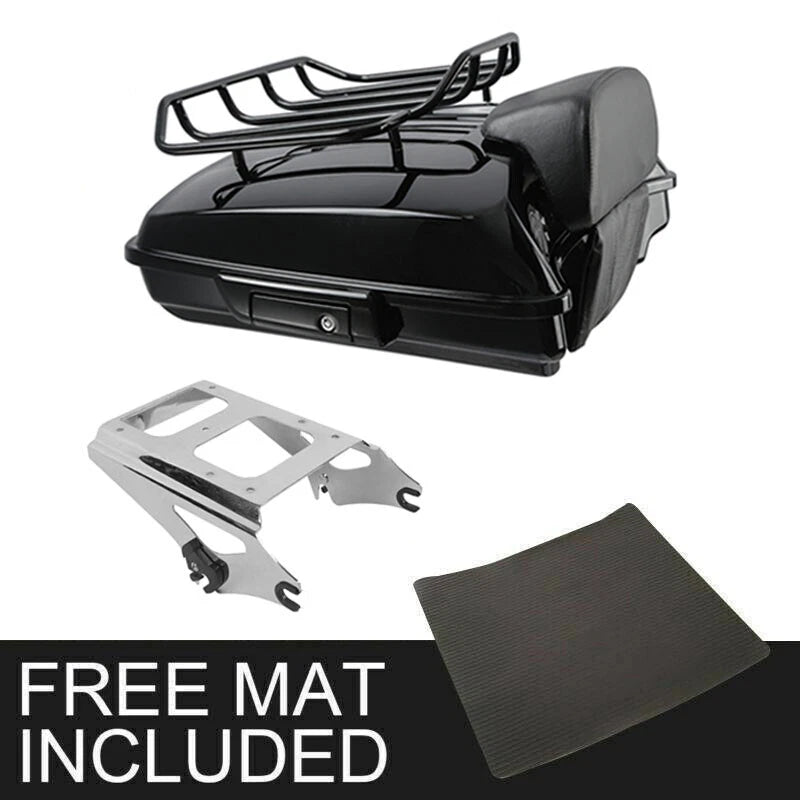 Razor Trunk Backrest Top Rack Mount for Harley Touring (2009–2013)