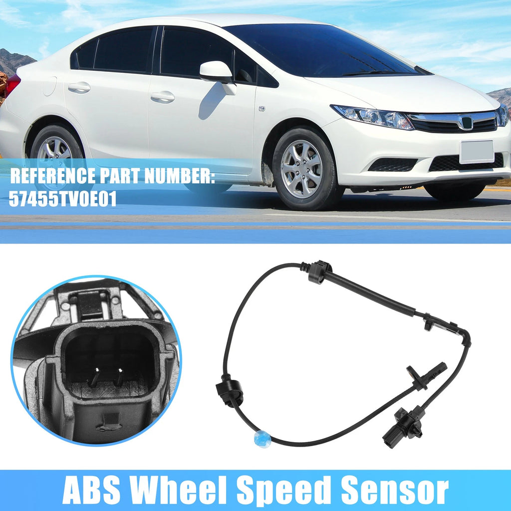 Front Left ABS Wheel Speed Sensor for Honda Civic Mk9 (2012–2015) No. 57455TV0E01