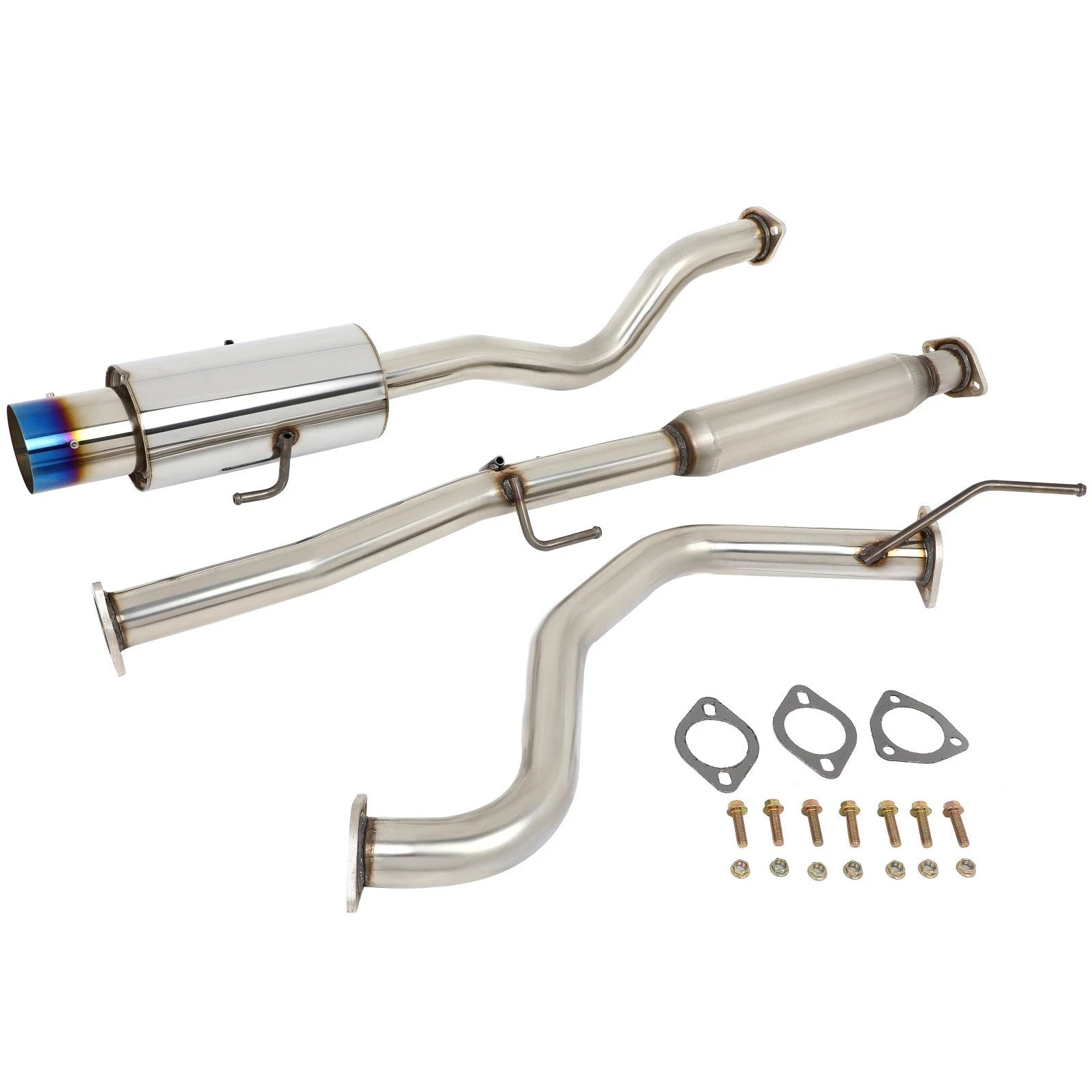 4" Burnt Tip Muffler SS for Acura Integra DC1 DB GS/LS/RS (1994–2001)
