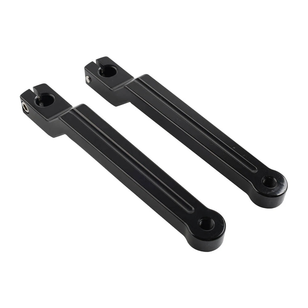 1 Pair of Glossy Black Heel & Toe Gear Shift Levers for Harley Softail (2018–2023)