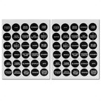 Round Switch Panel Labels for FO3928-M2 (30 Pieces Per Sheet, 2-Pack)