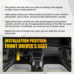 Perforated Leather Seat Covers for Mercedes Benz C250 C300 C350 (2008–2014)