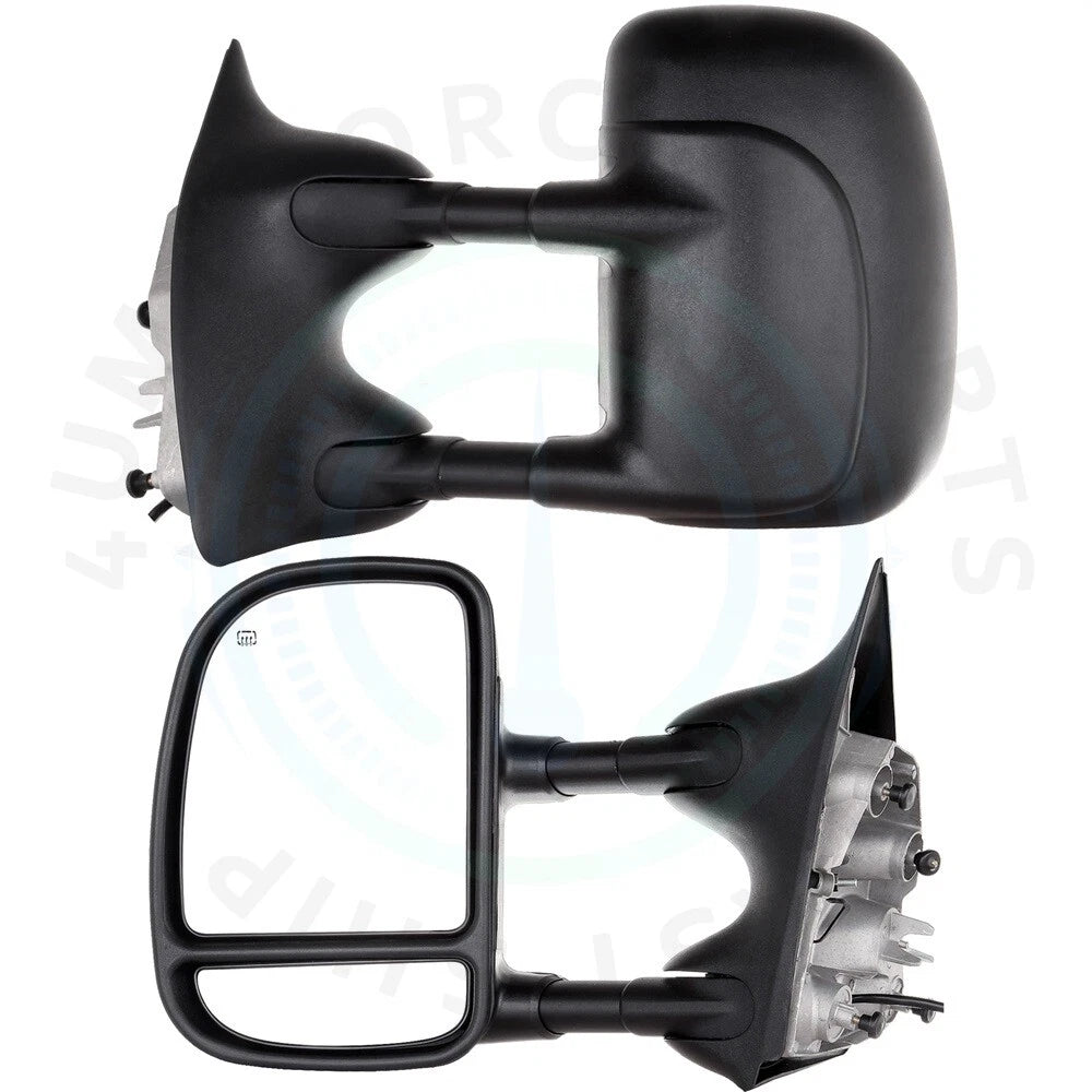 Power Heated Tow Mirrors for Ford F-250 F-350 F-450 Super Duty (1999–2007)