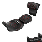 Seat Backrest Pad for Harley Touring Electra Glide (2014–2023)
