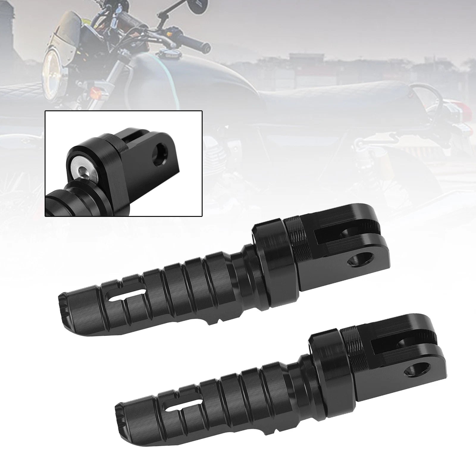 Front Footrests Foot Pegs for Interceptor 650 (2018–2023), Hunter 350 (2022–2023)