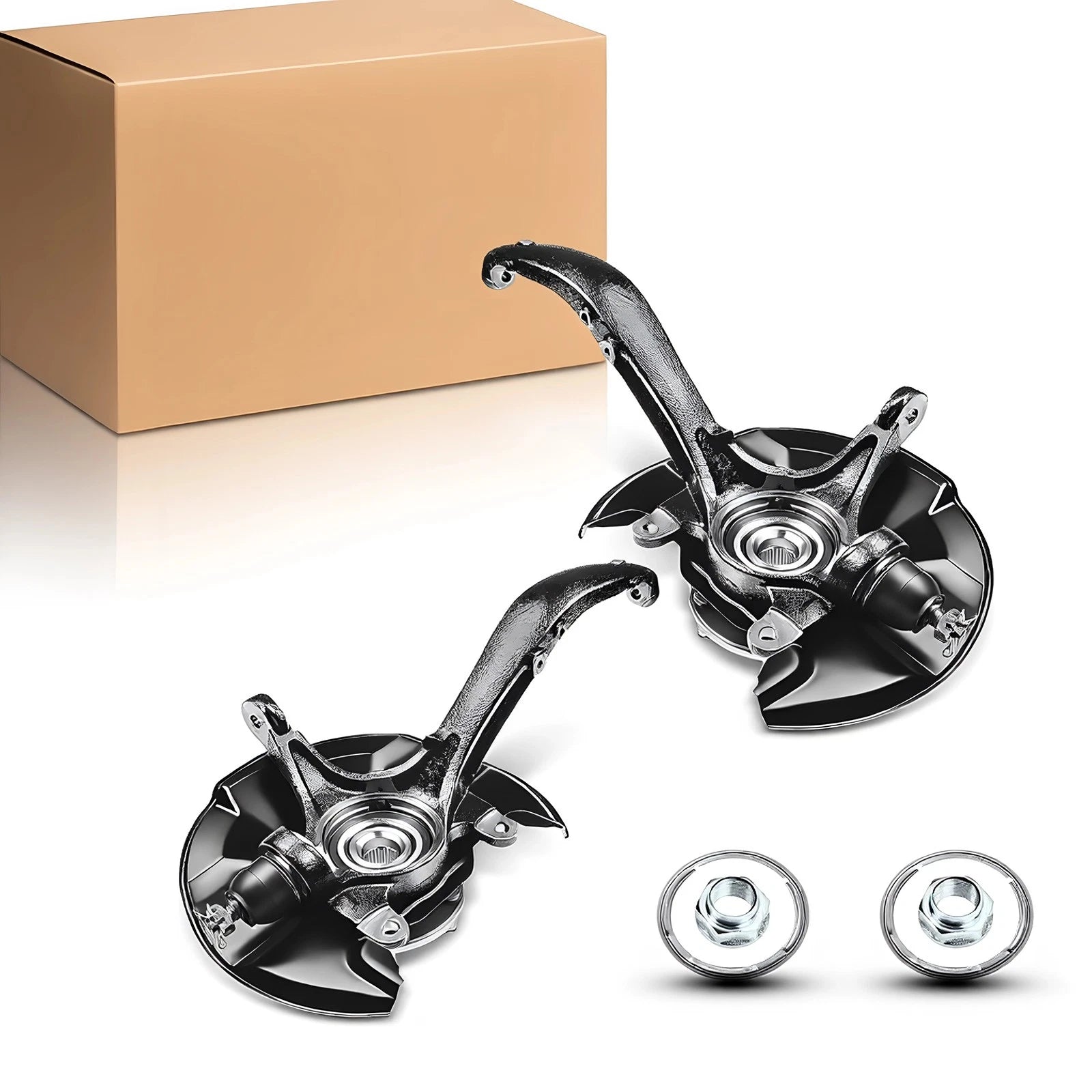 2X Front Steering Knuckle & Wheel Hub Bearing for Honda Accord Acura TSX (2009–2012)