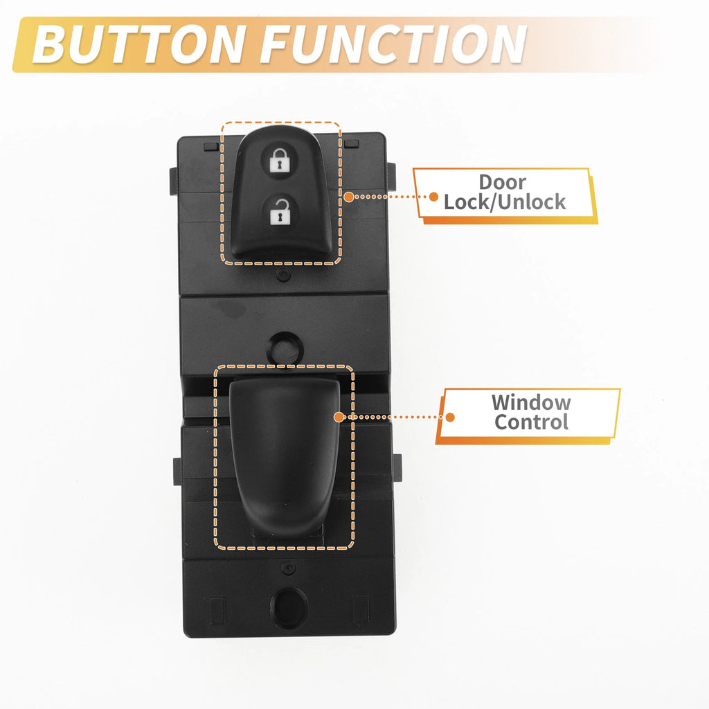Front Side Power Window Switch for Nissan Juke Rogue Sentra (2011–2019) No. 254111KA0A