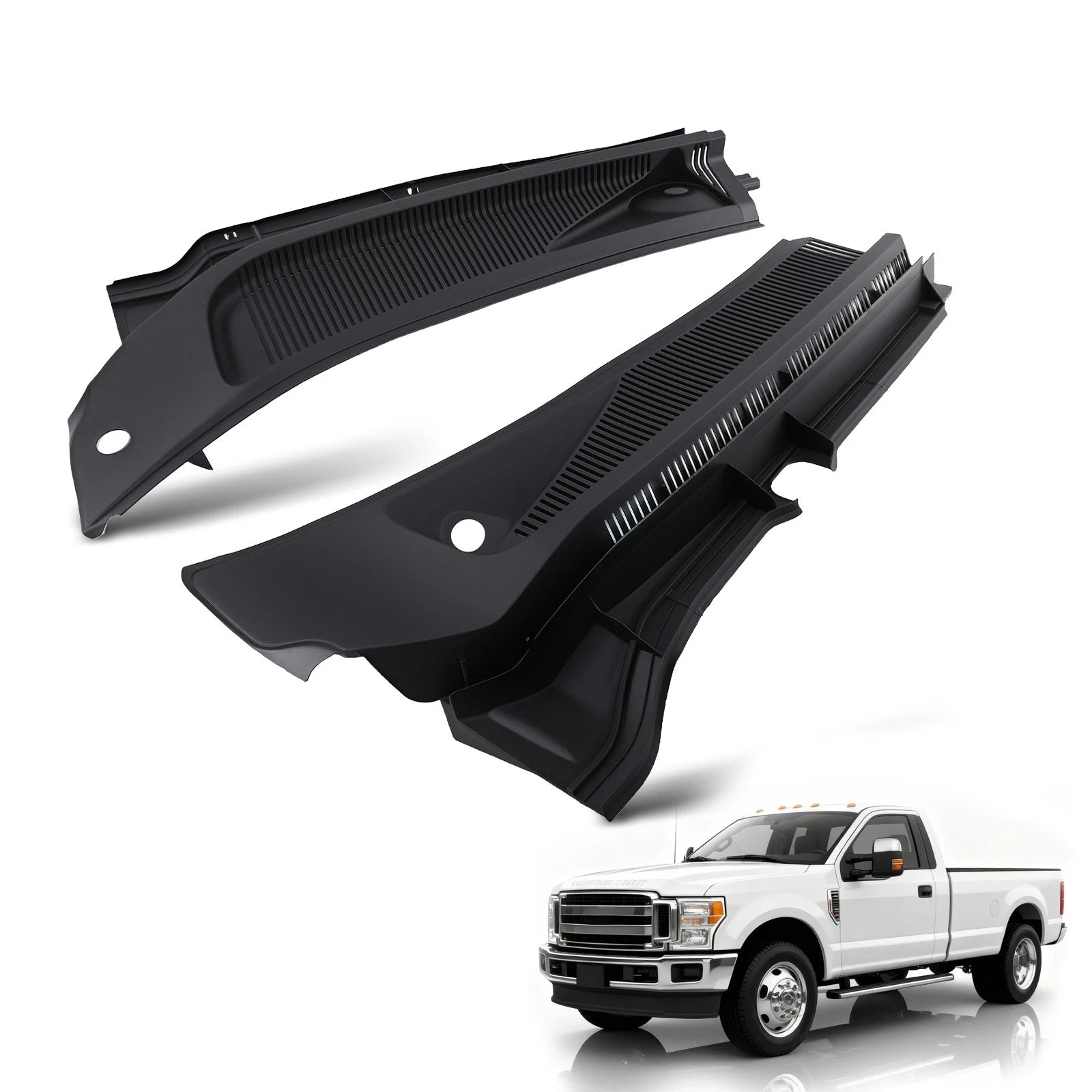 Windshield Wiper Cowl Panel Grille for Ford F250 F350 F450 F550 (2011–2016)