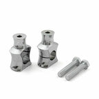1" 25mm Chrome Handlebar Risers Clamp for Universal Dyna Sportster Touring