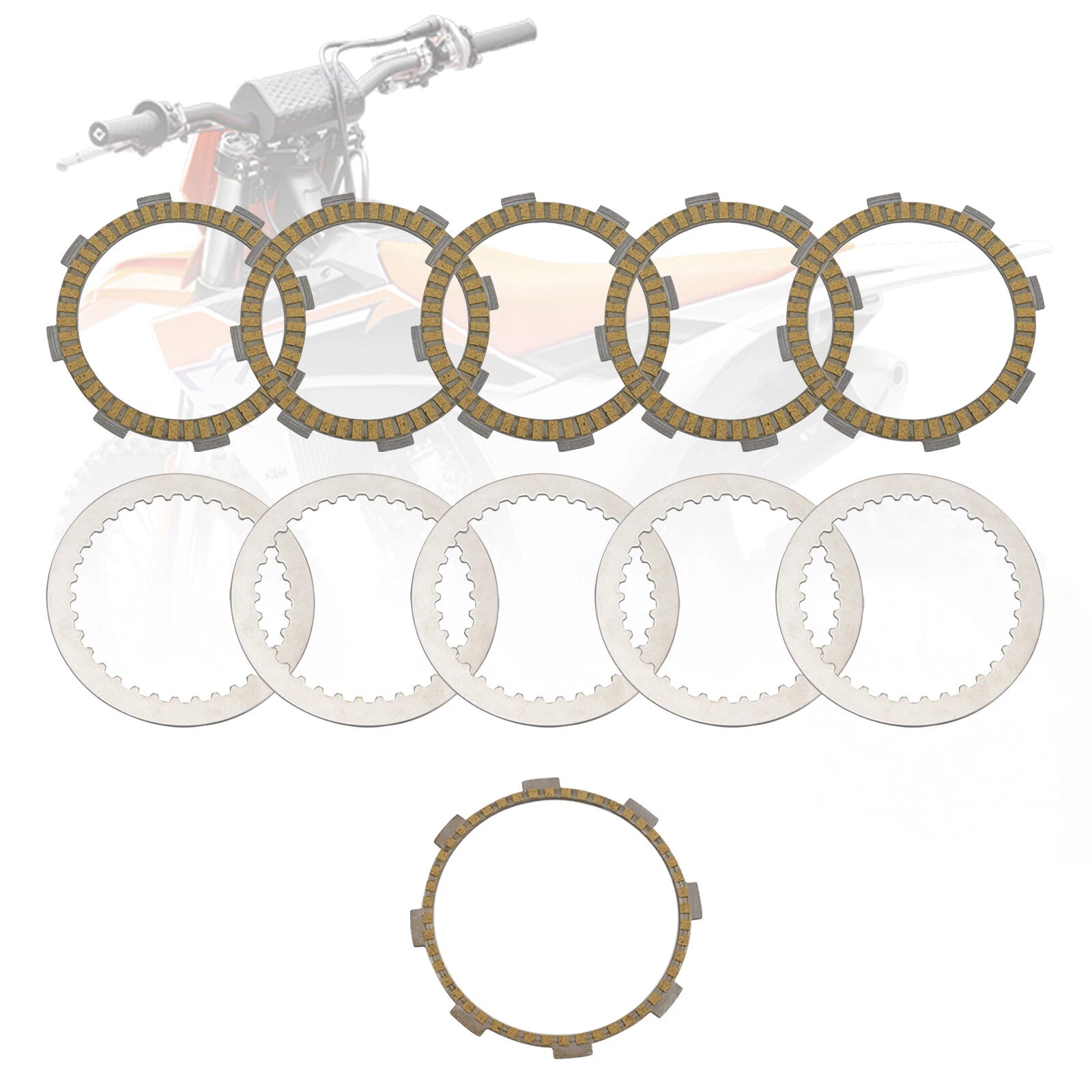 Clutch Friction Plate Kit for RC200 (2014–2022) 90132011000 / 90132111000