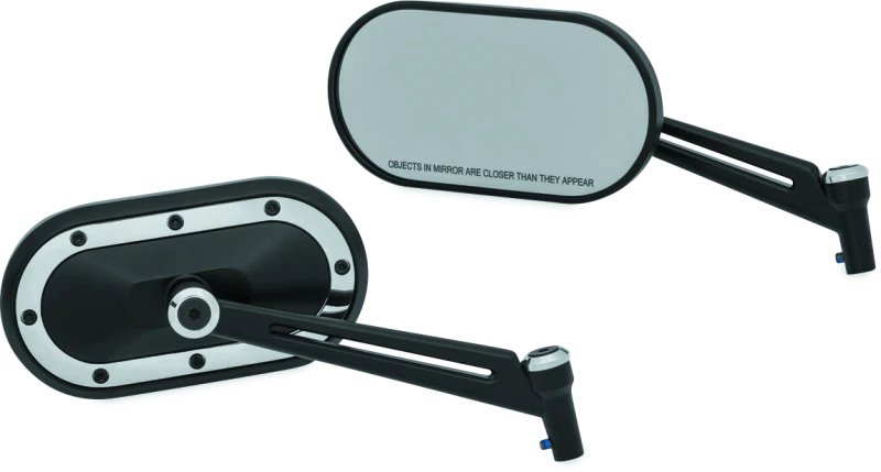 Kuryakyn Heavy Industry Mirrors Set of 2 for Harley-Davidson