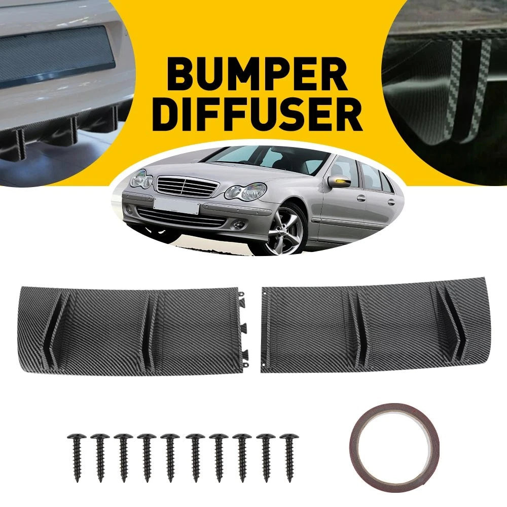 Carbon Fiber Rear Diffuser for VW Jetta MK5 MK6 (2005–2016)